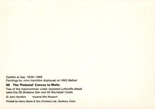Load image into Gallery viewer, Military Art Postcard - Convoy To Malta, Conflict at Sea, John Hamilton RR22497
