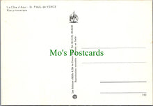 Load image into Gallery viewer, France Postcard - La Cote d&#39;Azur, St Paul-De-Vence, Rue Pittoresque RR15653
