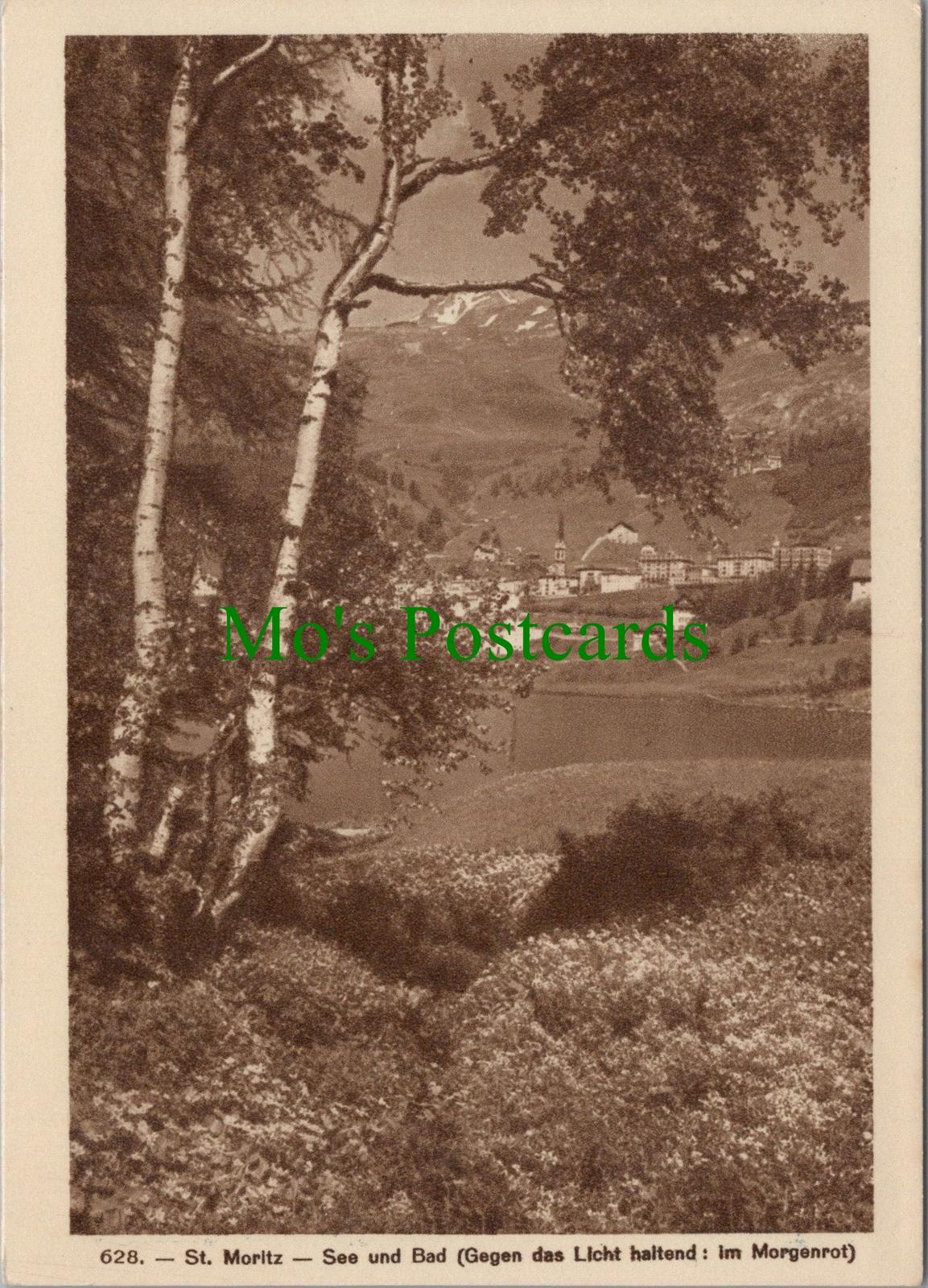 Switzerland Postcard - St Moritz - See Und Bad - Engadin Valley   Ref.RR14849