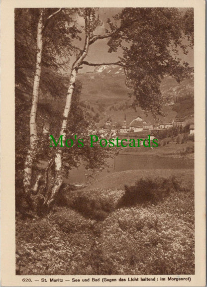 Switzerland Postcard - St Moritz - See Und Bad - Engadin Valley   Ref.RR14849