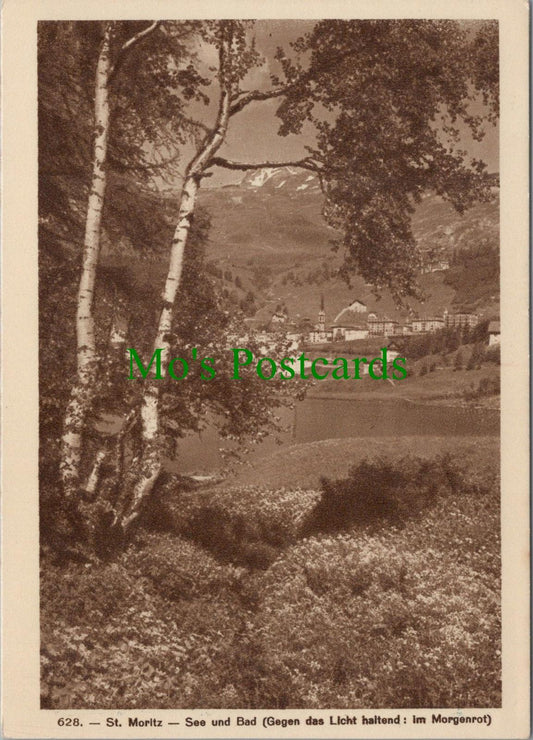 Switzerland Postcard - St Moritz - See Und Bad - Engadin Valley   Ref.RR14849