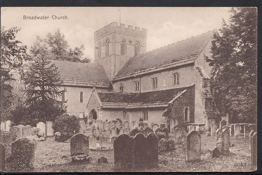 Sussex Postcard, Broadwater Church   RS1360