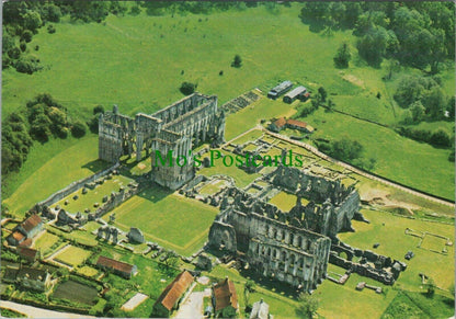 Yorkshire Postcard - Aerial View of Rievaulx Abbey From North-West RR10919