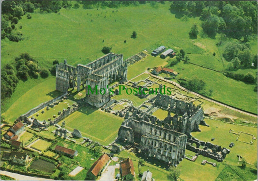 Yorkshire Postcard - Aerial View of Rievaulx Abbey From North-West RR10919
