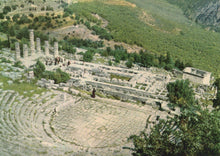 Load image into Gallery viewer, Greece Postcard - Delphi - The Theatre and The Temple of Apollo   RRR103
