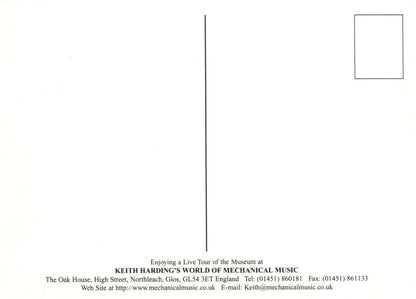 Music Postcard - Keith Harding's World of Mechanical Music  RRR407
