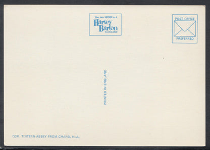Wales Postcard - Tintern Abbey From Chapel Hill  RR5730