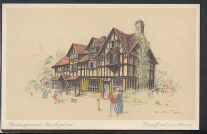 Warwickshire Postcard - Shakespeare's Birthplace, Stratford-On-Avon   RS14764