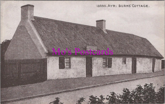 Scotland Postcard - Ayr, Burns' Cottage. Roberrt Burns Birthplace Museum RS38733