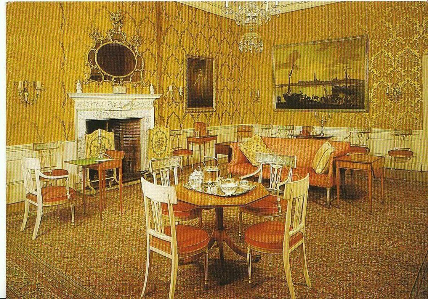 Somerset Postcard - The Drawing Room, Dyrham    AB688