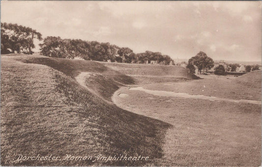 Dorset Postcard - Dorchester, Roman Amphitheatre   XT165