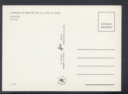 France Postcard - Toulon, The Port T8408
