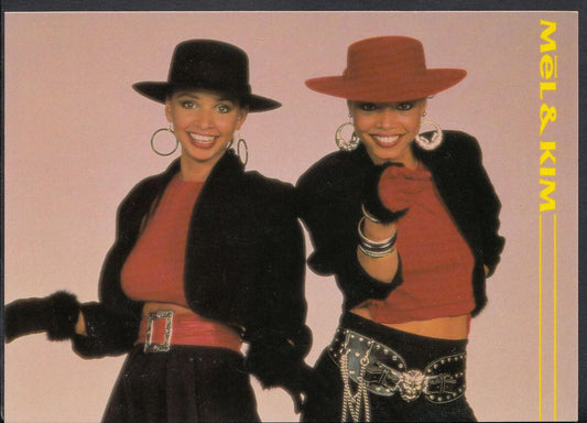 Music Postcard - Pop Duo Mel & Kim - Mel Appleby & Kim Appleby  E333
