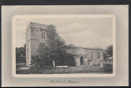 Lincolnshire Postcard - Old Church, Skegness    RS142