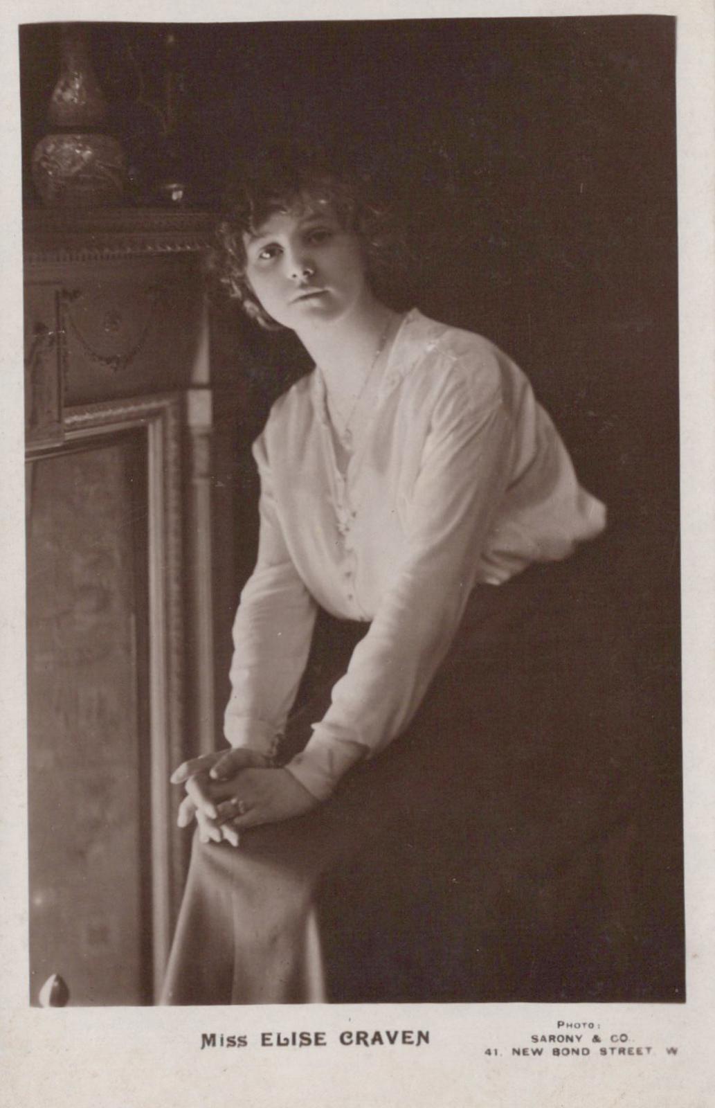 Theatrical Postcard - Miss Elise Craven, Child Actress and Ballerina  XT37