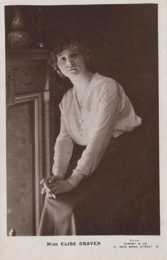 Theatrical Postcard - Miss Elise Craven, Child Actress and Ballerina  XT37