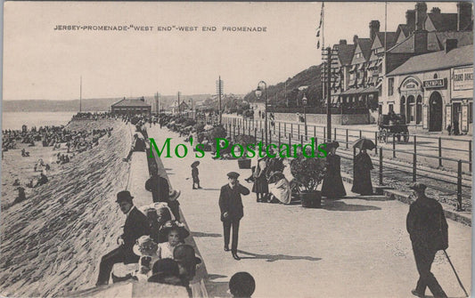 Jersey Postcard - Jersey Promenade, West End Promenade DC2636