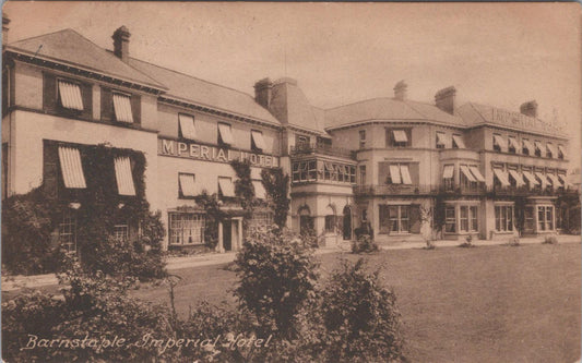 Devon Postcard - Barnstaple, Imperial Hotel  XT167
