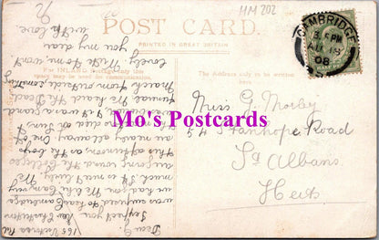 Cambridgeshire Postcard - Cambridge, Queen's Bridge and College  HM202