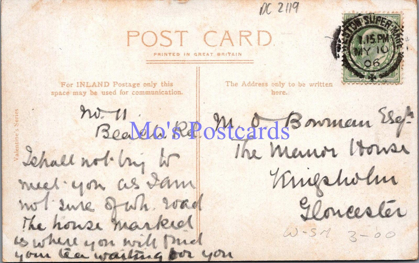 Somerset Postcard - Weston-Super-Mare  DC2119