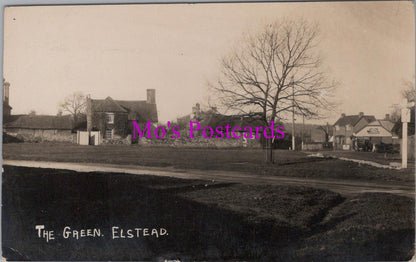 Surrey Postcard: The Green, Elstead, Posted 1930 RPPC BH2141