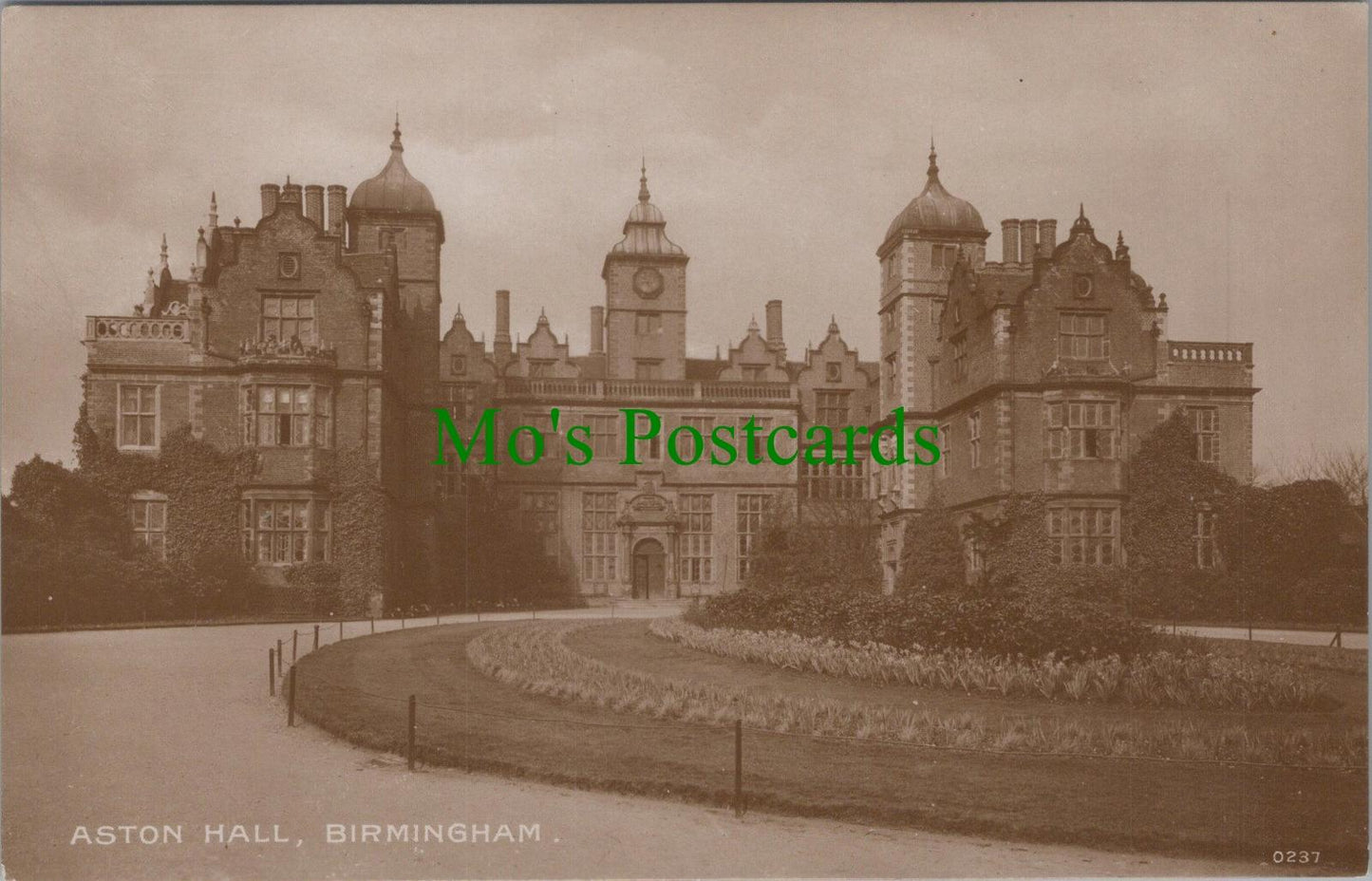 Warwickshire Postcard - Birmingham, Aston Hall   DC1479