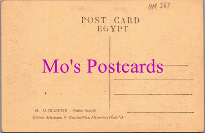 Egypt Postcard - Alexandrie, Ramleh Casino  HM367