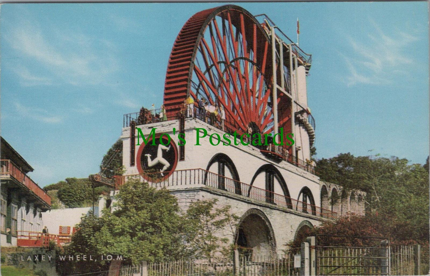 Isle of Man Postcard - The Laxey Wheel   RS32122