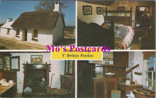 Wales Postcard - Penrhos Cottage, Y Bwthyn Penrhos, Pembrokeshire Museums HM128