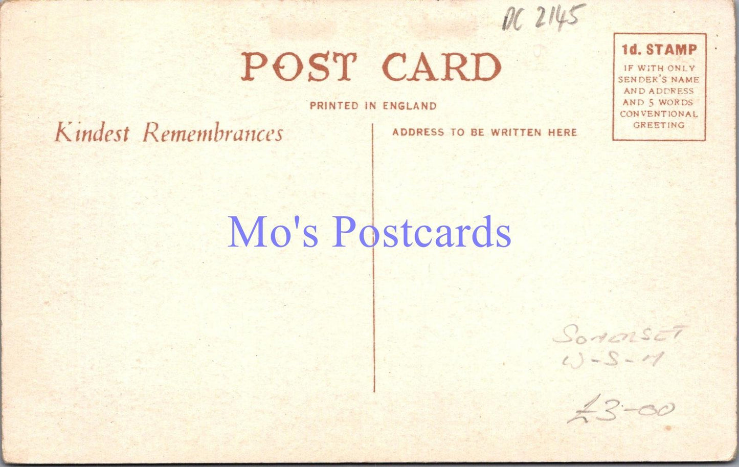 Somerset Postcard - Weston-Super-Mare, The Two Bays  DC2145