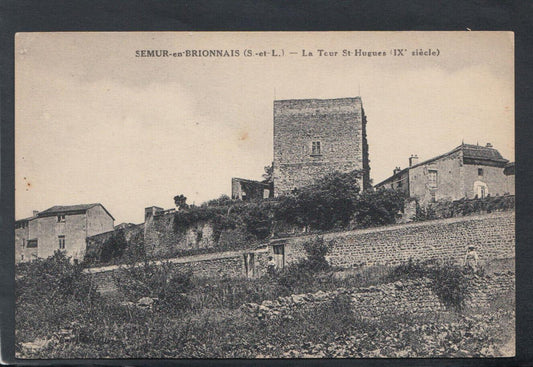 France Postcard - Semur-En-Brionnais - La Tour St-Hugues T7643