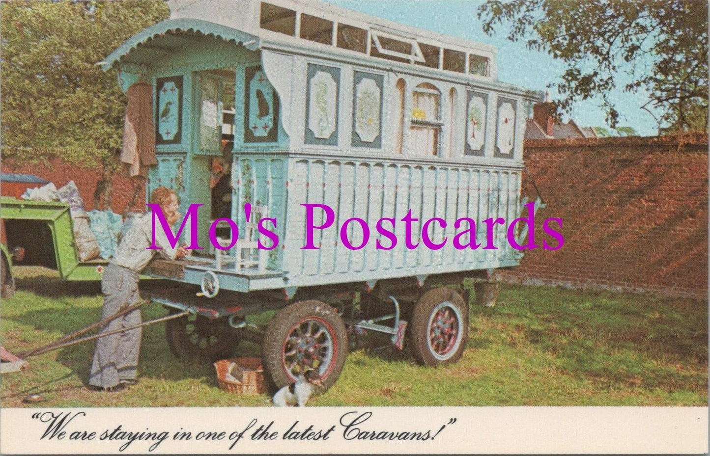 Gypsy History Postcard: Romany Vardo Caravan Comic Humorous Greeting View RS41645