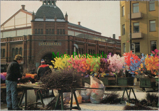 Sweden Postcard - Stockholm, Ostermalm Square Old Market RR19062