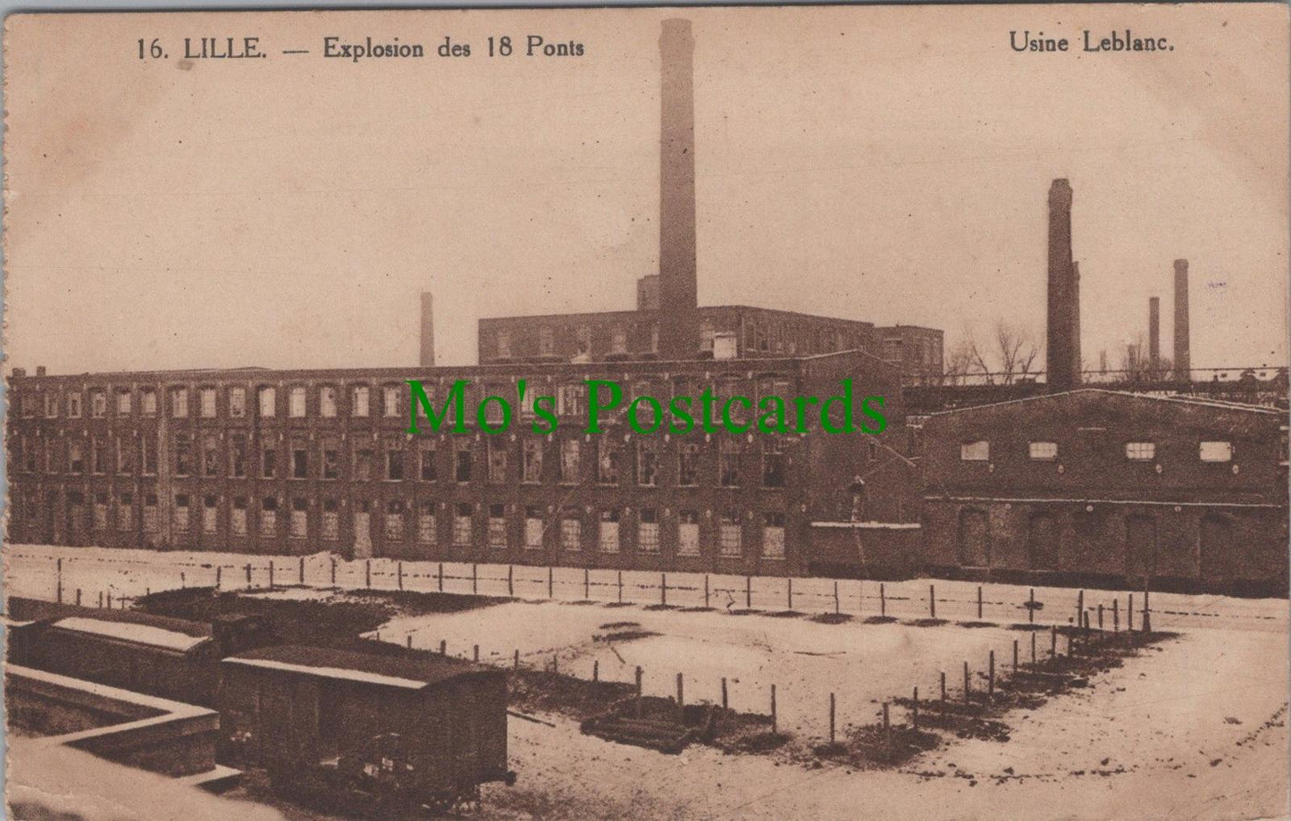 France Postcard - Lille, Explosion Des 18 Ponts, Usine Leblanc DC2615