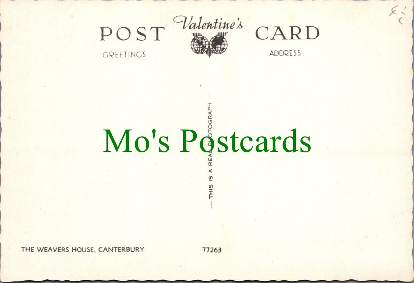 Kent Postcard - Canterbury, The Weavers House    RR17309
