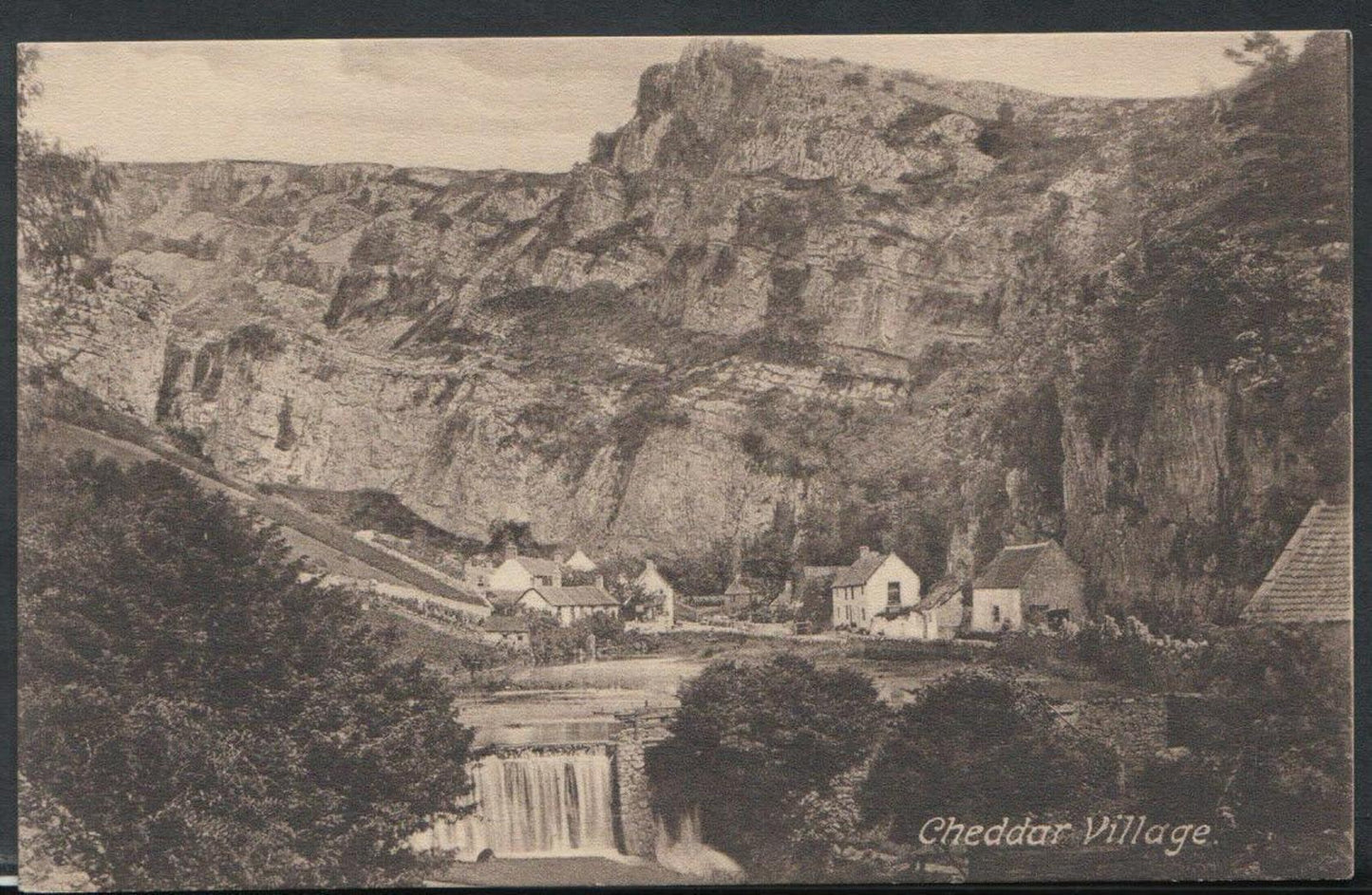 Somerset Postcard - Cheddar Village  RS9122
