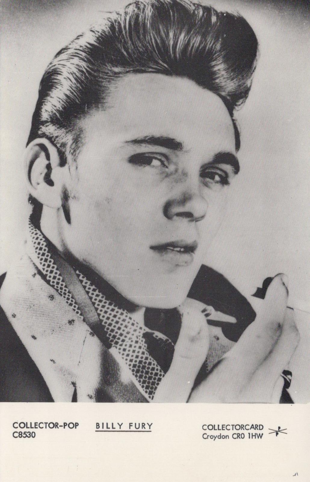 Music Postcard - Billy Fury, English Musician, Star of Rock and Roll  - XT21