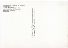Load image into Gallery viewer, France Postcard - Vue d&#39;Ensemble Sur Biarritz Et Le Port Des Pecheurs   SM140
