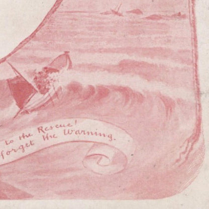 Proverbs Postcard - Temperance Movement Literature, Alcohol, Lighthouse RS41096