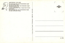 Load image into Gallery viewer, Music Postcard - Amsterdam / Holland - The Barrel-Organ Pipo   RRR392
