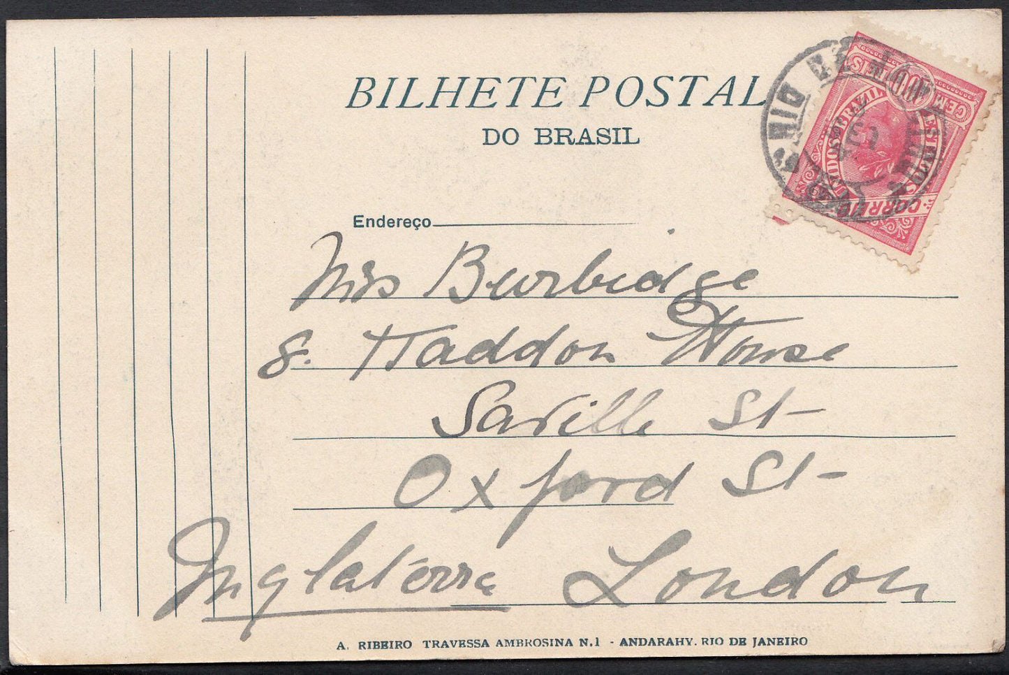 Brazil Postcard - Jardim Da Praca Da Republica, Rio De Janeiro  DP866