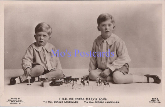 Royalty Postcard - H.R.H Princess Mary's Sons, Gerald & George Lascelles  DC2102