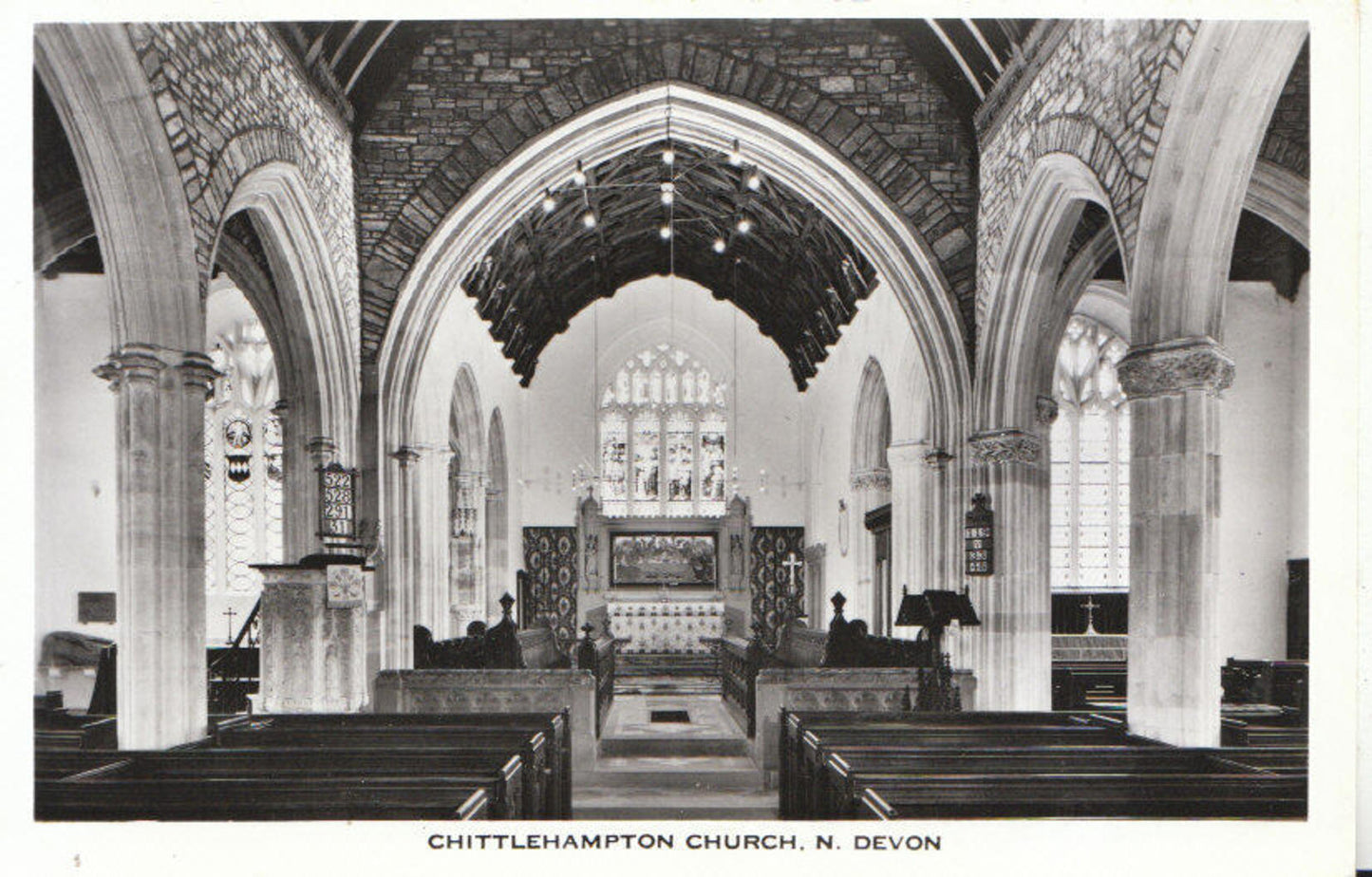 Devon Postcard - Chittlehampton Church  3030A