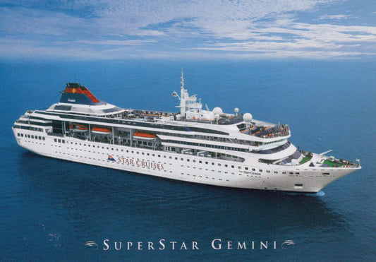 Japan Postcard Star Cruises Superstar Gemini Passenger Cruise Ship RR23172