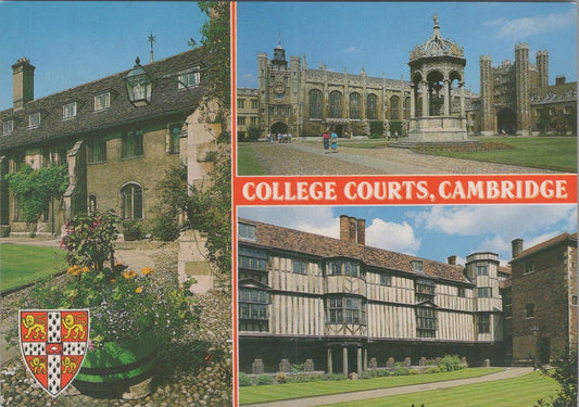 Cambridgeshire Postcard - Cambridge - Corpus Christi Trinity Queens'  RRR1392