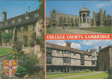 Load image into Gallery viewer, Cambridgeshire Postcard - Cambridge - Corpus Christi Trinity Queens'  RRR1392
