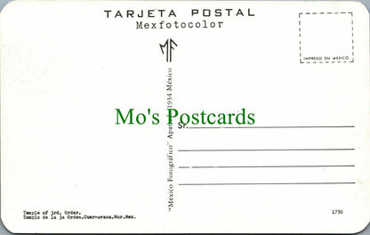 Mexico Postcard - Temple of The Third Order, Cuernavaca, Morelos  RS27963