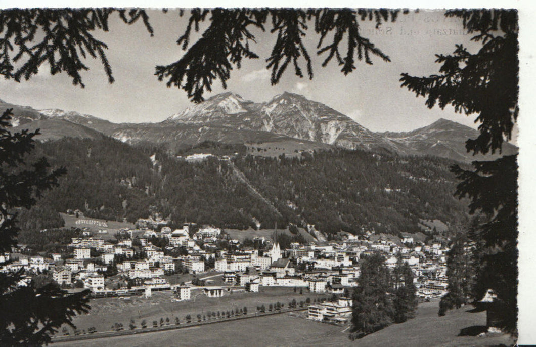 Switzerland Postcard - Davos-Platz - Mit Schatzalp Und Schiahorn   TZ1376