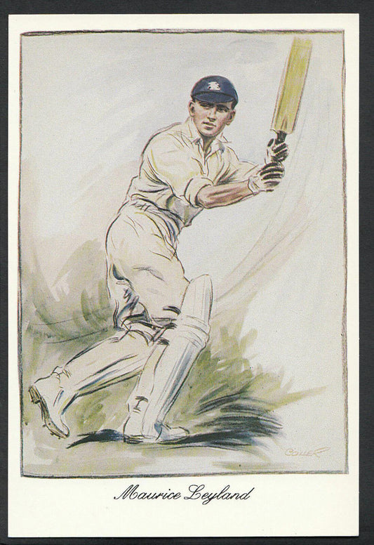 Sports Postcard - Cricket, Maurice Leyland, Yorkshire & England   DP10