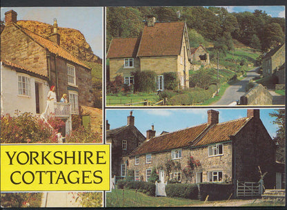 Yorkshire Postcard - Views of Yorkshire Cottages   RR173